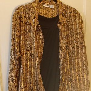 Millenium Brand Woman's Bouse/tank Combo Set - size 18